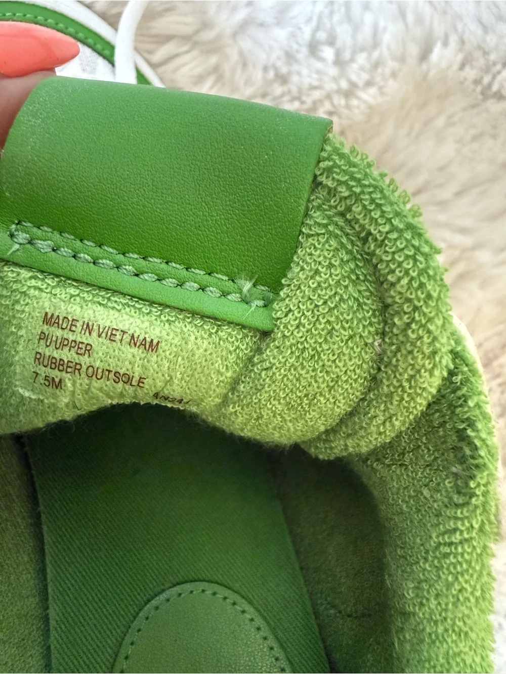 Michael Kors Women’s White & Green Logo Chunky Sneakers